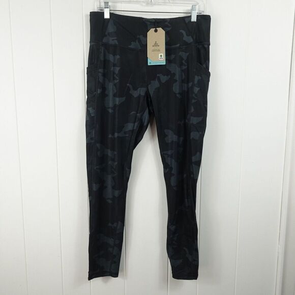 Prana Womens Electa Legging II Black Camo X-Large - Picture 3 of 11